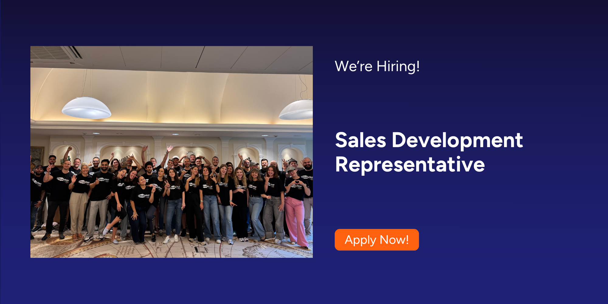 We're hiring a Sales Development Representative! | Careers